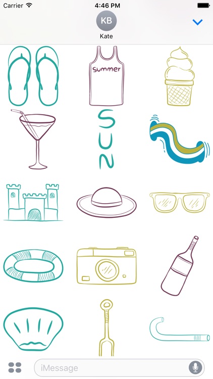 Summer Fun Doodles screenshot-4