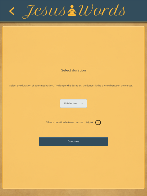 Jesus Words Meditation iPad screenshot 2 - Lifestyle app