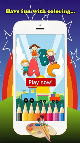 Game screenshot Coloring Book ABC Spanish Alphabet Games age 1-10 mod apk