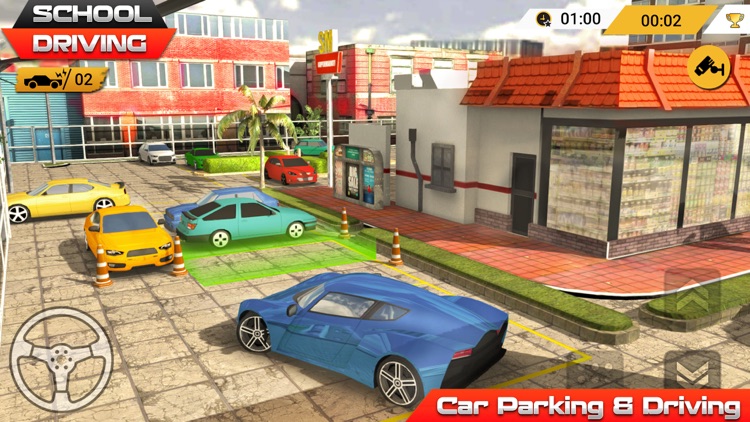Driving School - Car Parking and Driving screenshot-3