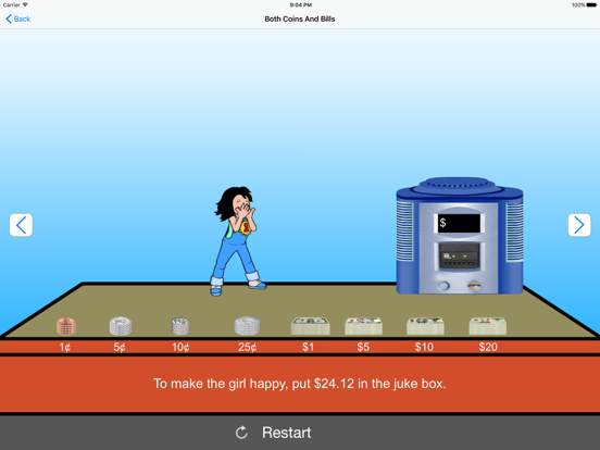 Screenshot #6 pour Paying with Coins and Bills (American Currency)
