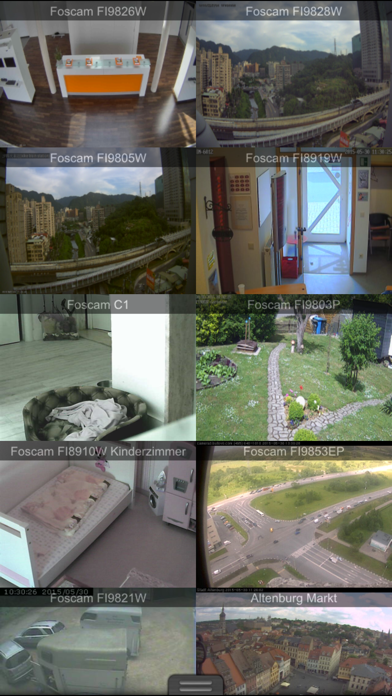 Multi Foscam FC - mobile ip camera surveillance studio Screenshot 5