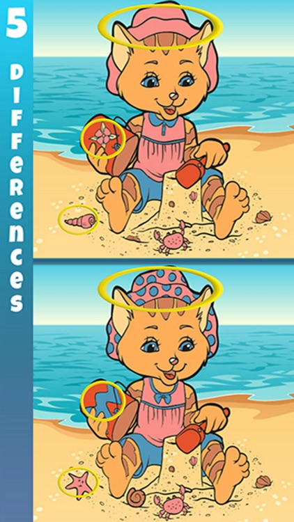 Spot the differences puzzle game 2 – Coloring book