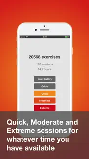 exercise: simple intense workouts iphone screenshot 3