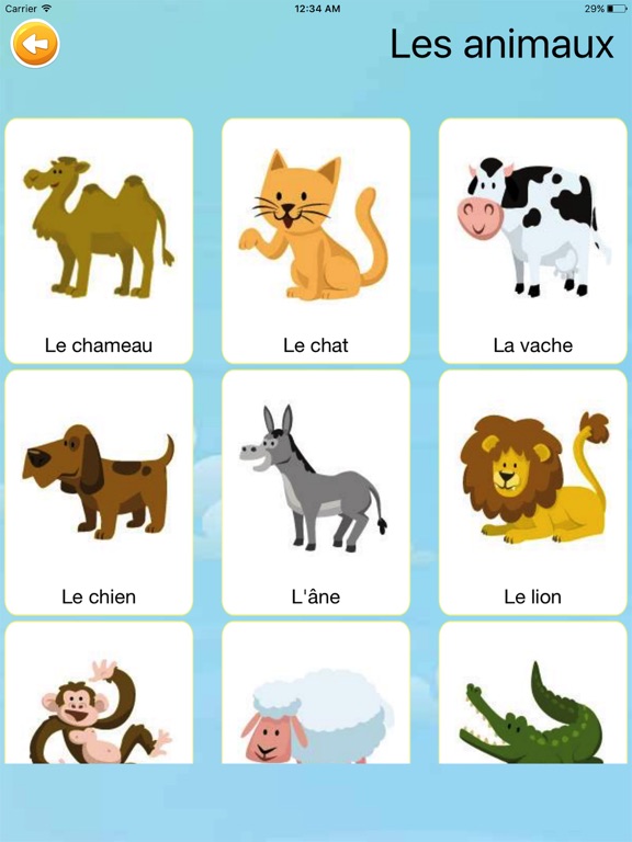 Screenshot #6 pour Apprendre vocabulaire français  enfants & débutant
