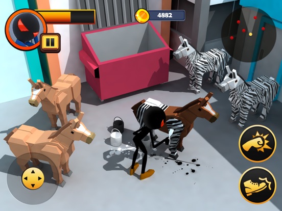 Criminal Stickman Escape 3D iPad app afbeelding 4