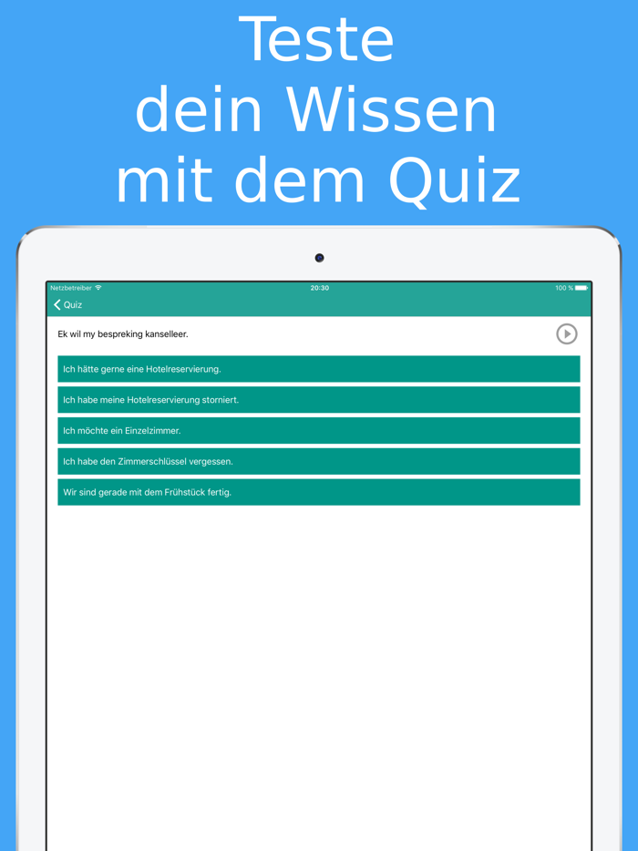 Afrikaans Sprechen Lernen - Wörter and Sätze