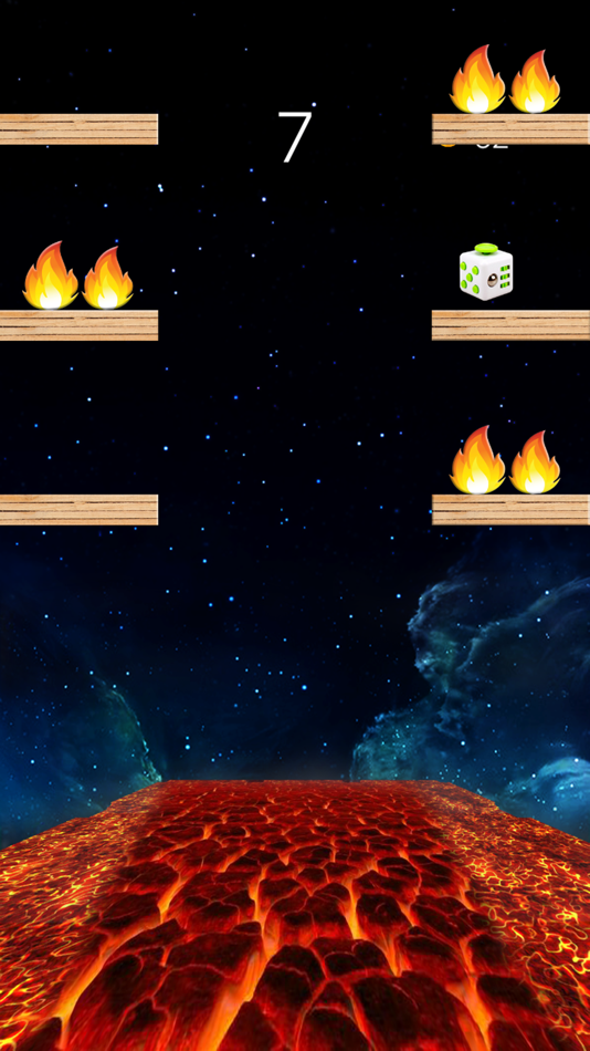 #3. Lava Floor - The Floor is Lava Jumpy Fidget Cube (iOS) Bởi: AppsNice
