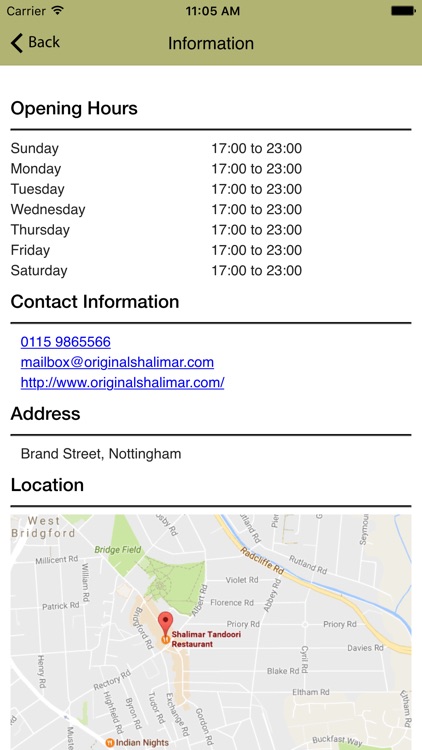 The Original Shalimar Nottingham