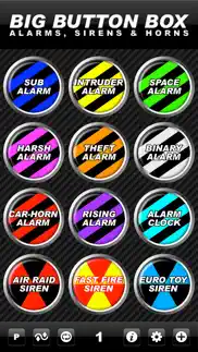 big button box: alarms, sirens & horns - sound fx iphone screenshot 1