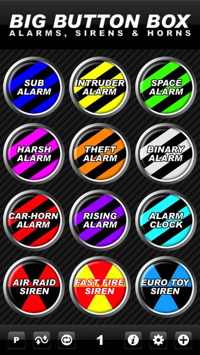 Big Button Box: Alarms, Sirens & Horns screenshot 1