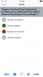 Chemistry Quiz Test screenshot #4 for iPhone