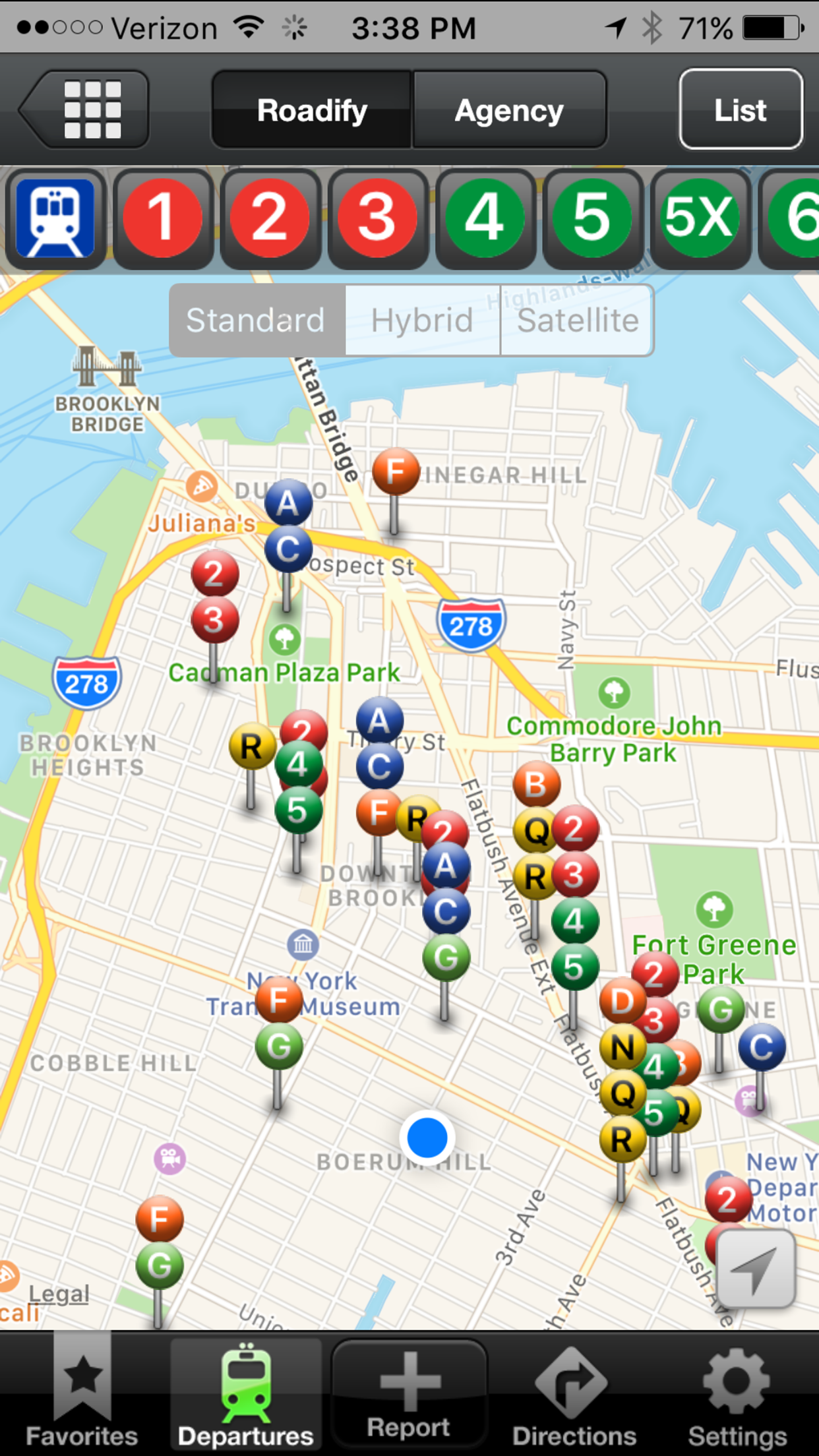 Roadify Transit: subway, bus, train, bike share