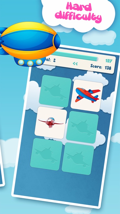 Family matching game: Planes screenshot-4