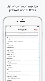 medical dictionary and terminology (aka medwords) iphone screenshot 2