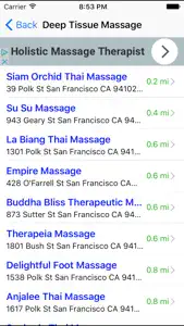 Massage Finder: Find In Home & Mobile Therapist screenshot #2 for iPhone