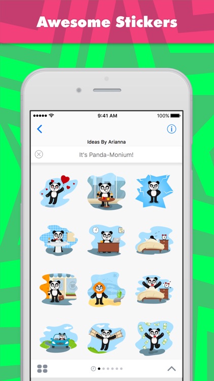 It's Panda-monium! stickers by Ideas By Arianna