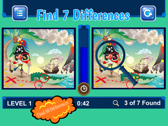 Screenshot #4 pour Différences Spot: Pirate jeu Puzzle
