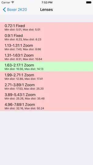 Screenshot von Projectionist auf dem iPhone 4