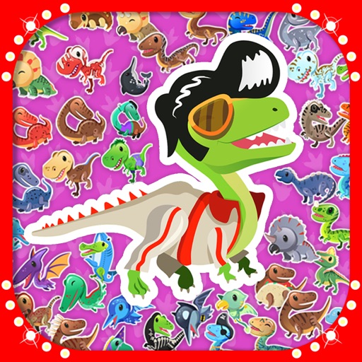 Dino Album Stickers Factory Game iOS App