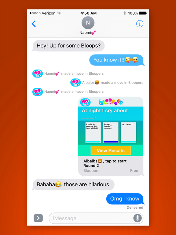 Screenshot #5 for Bloopers - A card game of LOL vs OMG