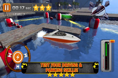 ボート場3D - 無料運転ゲーム ( Boat Parking & Driving 3D)のおすすめ画像3