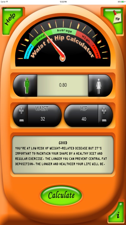 Waist Hip Ratio screenshot-3