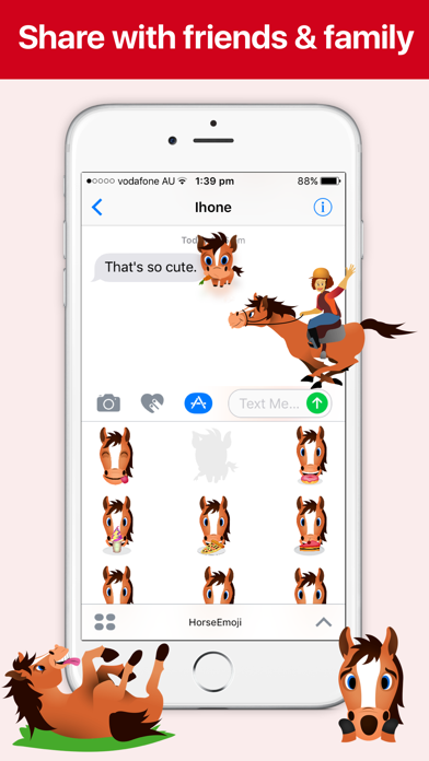 How to cancel & delete Horse Emoji - Fun Mojis & Stickers from iphone & ipad 4