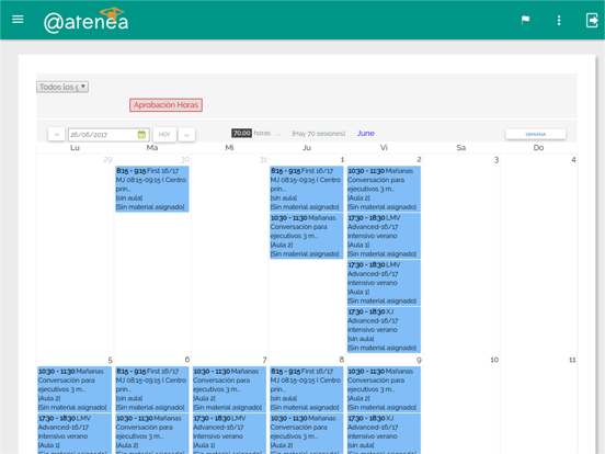 Screenshot #4 pour Atenea Gestión de academias
