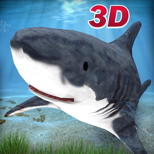 White Shark Simulator 3D Icon