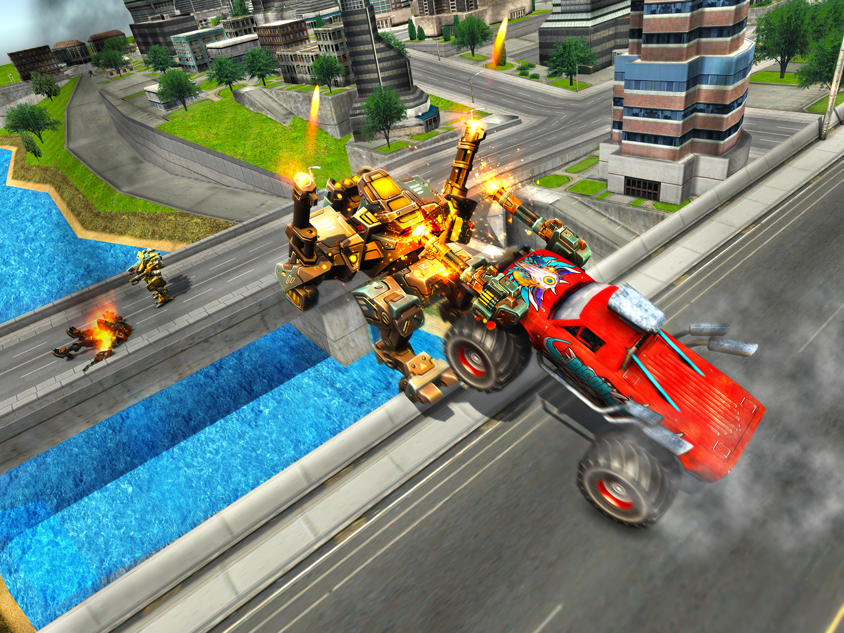 Monster Robot Hero City Battle screenshot 8