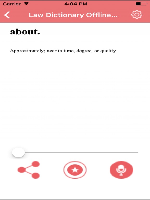 Law Dictionary Terms Concepts iPad screenshot
