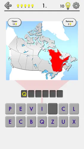 Canadian Provinces and Territories: Quiz of Canada screenshot 4
