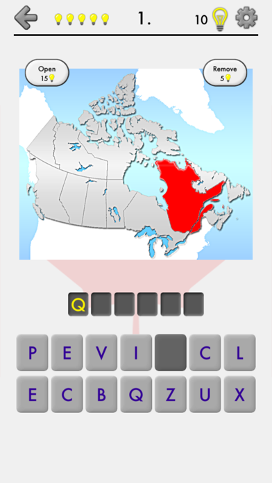 Canadian Provinces and Territories: Quiz of Canada screenshot 4