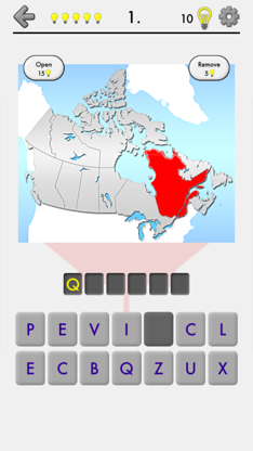 Canadian Provinces and Territories: Quiz of Canada screenshot 4