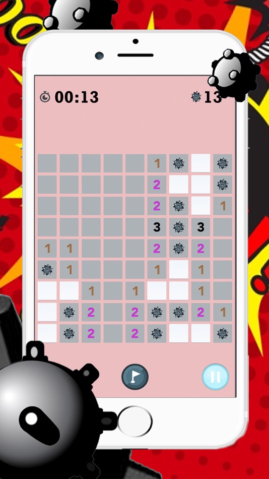 #3. Minesweeper Classic Pro Bomber Game (iOS) 由: Angrisa Leungtanapolkul