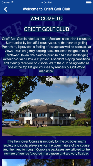 Crieff Golf Club Ltd