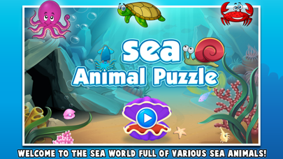 Screenshot #1 pour My First Sea Animals Puzzle Games