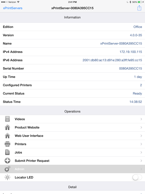 Screenshot #5 pour xPrintServer