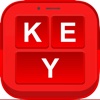 Red Keyboard Skin Changer - Cool Fonts and Emoji