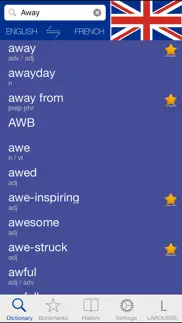 french-english unabridged dictionary iphone screenshot 1
