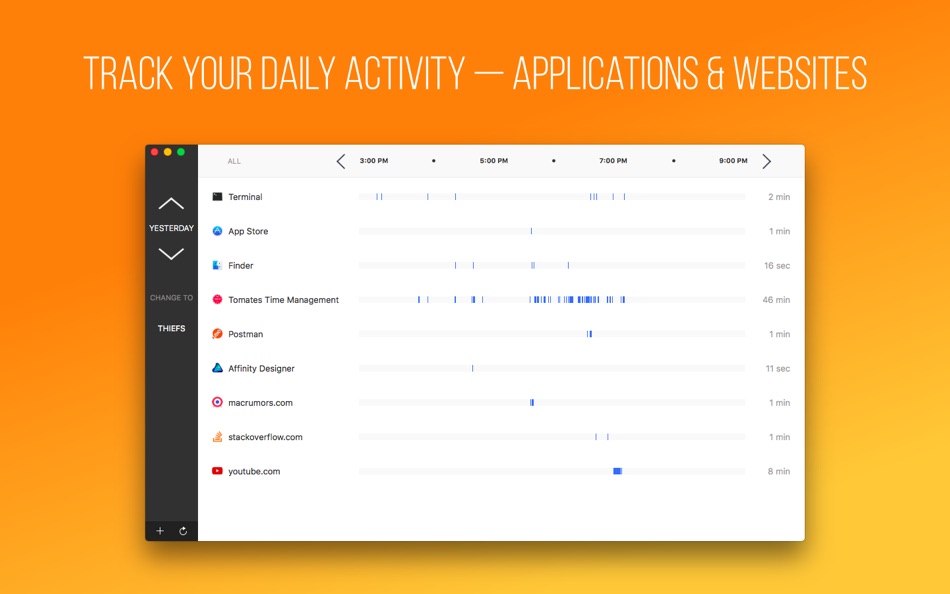 #1. Atento - Time Tracking (macOS) 由: Adolfo Vera Blasco