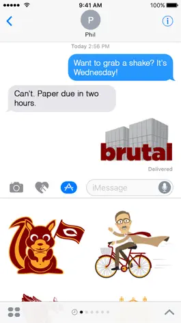 Game screenshot UChicago Stickers apk