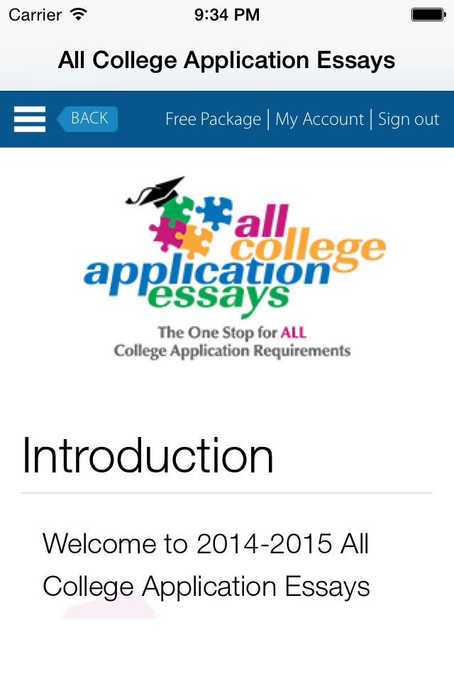 ALL COLLEGE APPLICATION ESSAYS screenshot 3