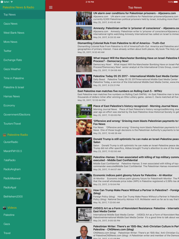 Screenshot #4 pour Palestine News & Radio - Gaza Palestinian Updates