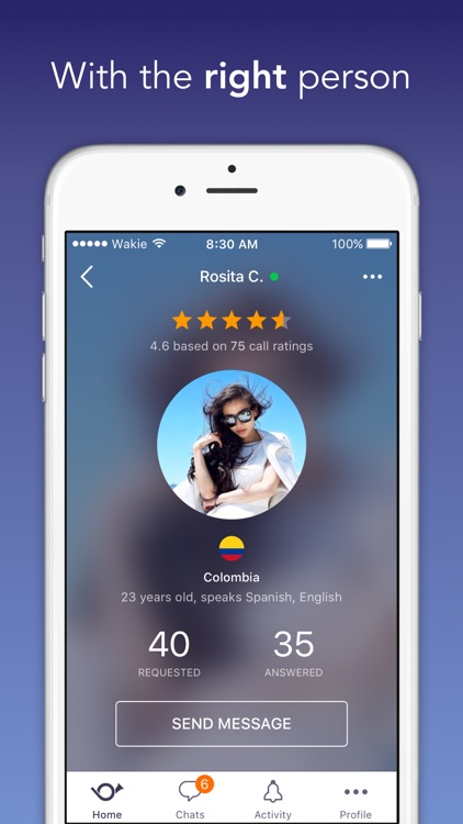 Wakie: Talk to Strangers & Random Chat with People
