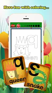 Coloring Book ABC Alphabet Lower children age1-10 screenshot #4 for iPhone