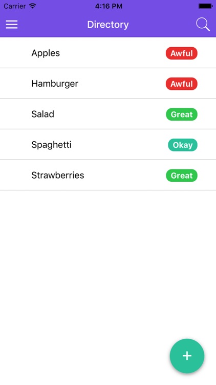 Crohns Food Tracker