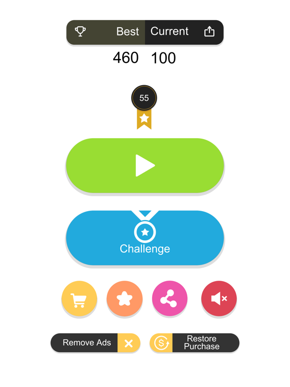 Screenshot #4 pour Tap Falling：Laissez le déclin de l'hexagone