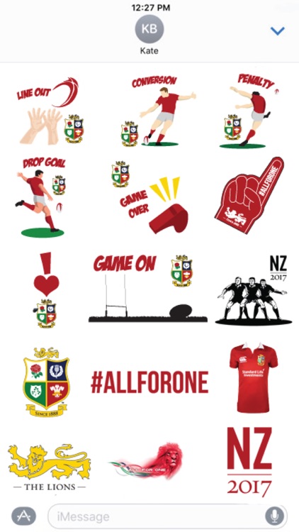 Official Lions Sticker pack